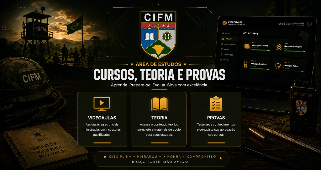 CIFM Área de Estudos — Cursos, Teoria e Provas